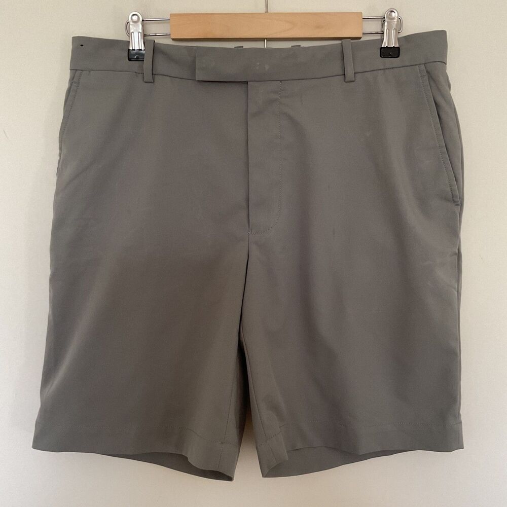 RLX Ralph Lauren Performance Golf Shorts Mens 34 Gray Stretch Gorpcore Outdoor